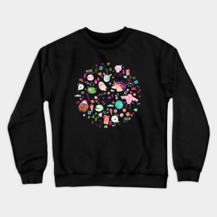 Halloween Monsters and Friends Crewneck Sweatshirt